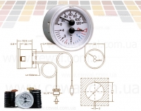 Термоманометр CEWAL TI 40 P