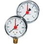 Вертикальні та фронтальні манометри з індикатором