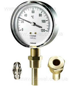 Термометри вертикальні