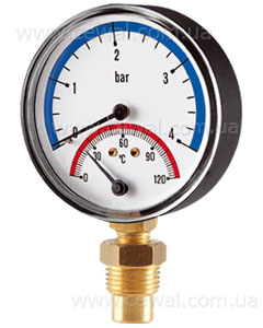 Термоманометри вертикальні